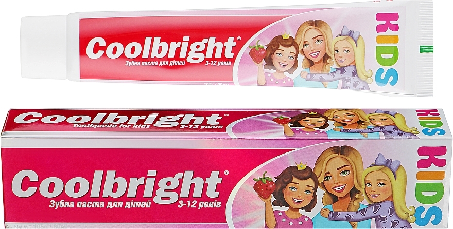 Kids Toothpaste - Coolbright Kids Girls — photo N1