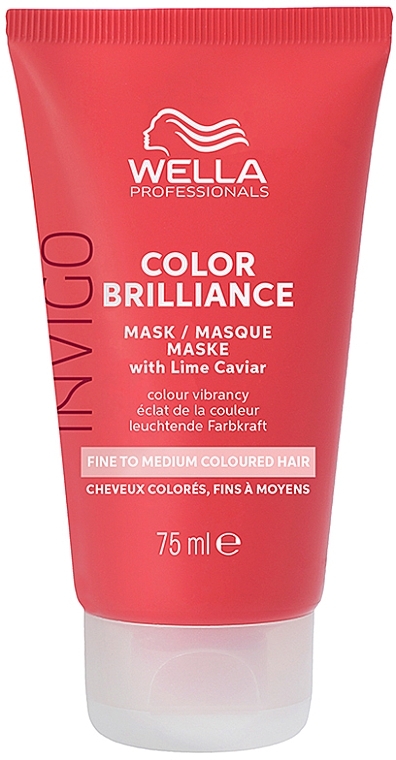 Caviar Lime Mask for Color-Treated, Normal & Thin Hair - Wella Professionals Invigo Color Brilliance Vibrant Color Mask — photo N2