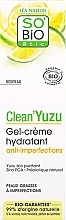 Fragrances, Perfumes, Cosmetics Moisturising Face Cream Gel - So'Bio Etic Clean'Yuzu Anti-Imperfection Hydrating Gel-Cream
