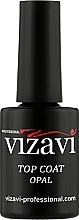 Fragrances, Perfumes, Cosmetics Shimmery Finish Coat without Sticky Layer - Vizavi Professional Top Coat Opal