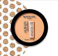 Mattifying Face Powder - Bourjois Always Fabulous Mat Powder — photo N9