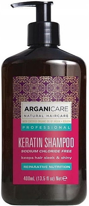 Set - Arganicare Keratin Set (shm/400ml + condt/400ml) — photo N2