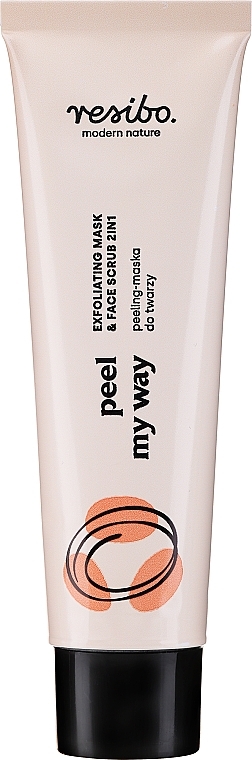 Multifunctional Face Peeling - Resibo Peel My Way Exfoliating Mask & Face Scrub 2in1 — photo N1