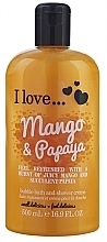 Fragrances, Perfumes, Cosmetics Foam Bath & Shower Cream "Mango-Papaya" - I Love... Mango & Papaya Bubble Bath and Shower Creme