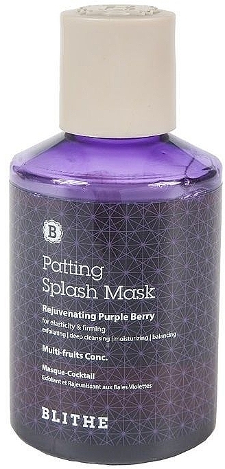 Rejuvenating Splash Mask - Blithe Rejuvenating Purple Berry Splash Mask — photo N1