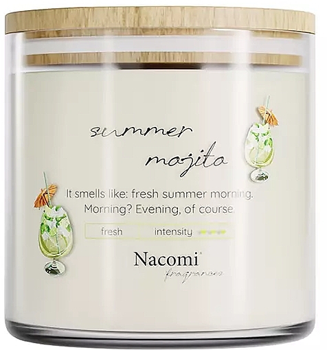 Scented Soy Candle 'Summer Mojito' - Nacomi Fragrances — photo N1