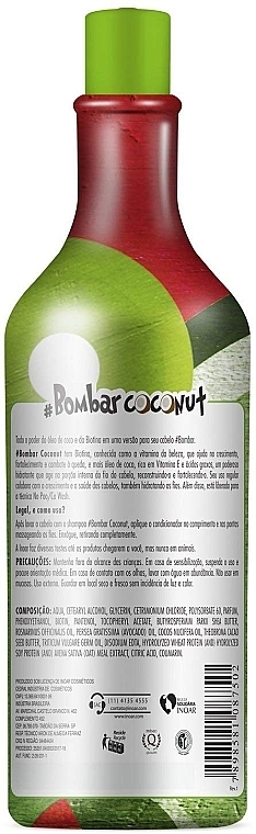 Sulfate-Free Conditioner - Inoar Bombar Coconut Conditioner — photo N2