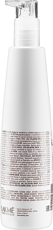 Relaxing Conditioner - Lakme K.Therapy Sensitive Relaxing Balm — photo N7