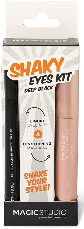 Set - Magic Studio Shaky Eyes Kit ( eye/liner/1ml + mascara/12ml) — photo N2