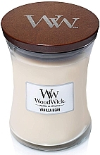 Scented Candle in Glass - WoodWick Hourglass Candle Vanilla Bean — photo N6