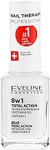 Nail Repairer 8in1 - Eveline Cosmetics Nail Therapy Total Action 8 in 1 — photo N2
