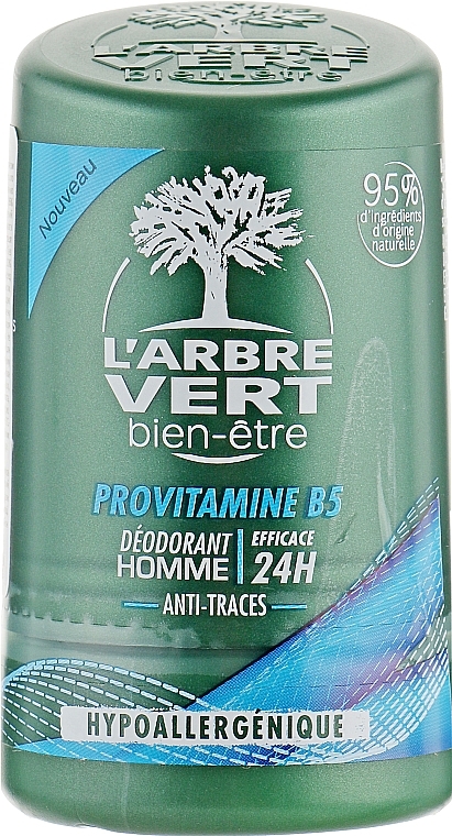 Men Deodorant with Provitamin B5 - L'Arbre Vert Deodorant — photo N1