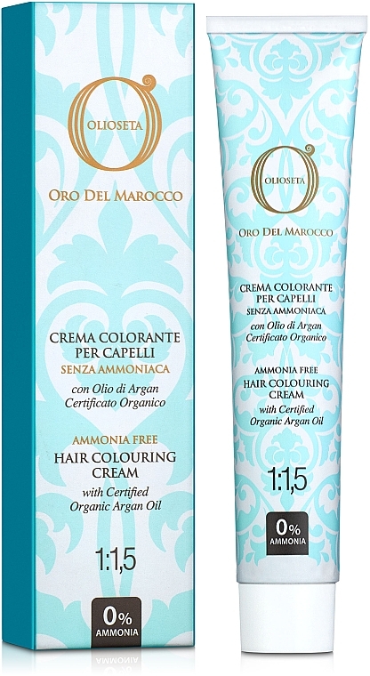 Ammonia Free Hair Cream Color - Barex Italiana Olioseta 1:1.5 — photo N1