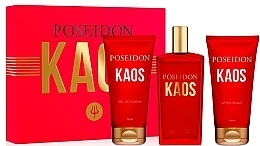 Fragrances, Perfumes, Cosmetics Poseidon Kaos - Set (edt/100ml+sh/gel/100ml+ash/100ml)