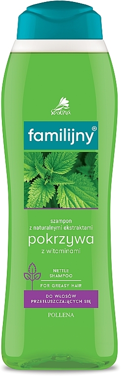 Nettle Shampoo - Pollena Savona Familijny Nettle & Vitamins Shampoo — photo N3