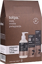 Fragrances, Perfumes, Cosmetics Set - Tolpa Dermo Barber Men (gel/75ml + balm/75ml + oil/40ml)