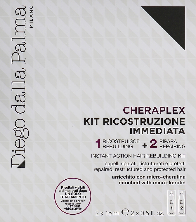 Instant Rebuilding Hair Kit - Diego Dalla Palma Cheraplex — photo N1