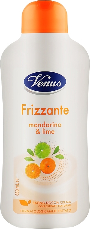 Bath & Shower Gel Cream "Mandarin & Lime" - Venus — photo N1