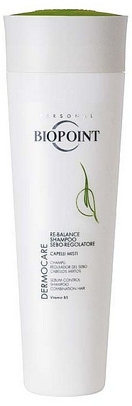 Sebum-Regulating Shampoo - Biopoint Dermocare Re-Balance Shampoo Sebo-Regolatore — photo N1