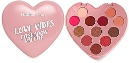 Eyeshadow Palette - Magic Studio Love Vibes Heart Eyeshadow Palette — photo N1