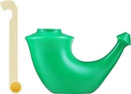 Nasal Wash Jug, green - Rhino Horn — photo N1