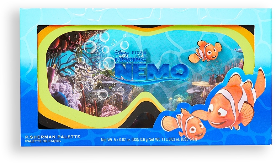 Eyeshadow Palette - Makeup Revolution Disney & Pixar’s Finding Nemo Sherman Shadow Palette — photo N9