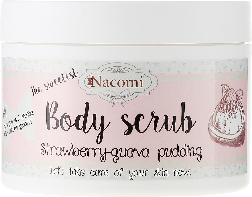 Washing Peeling Foam "Strawberry-Guawa Pudding" - Nacomi Body Scrub Strawberry-Guawa Pudding — photo N3