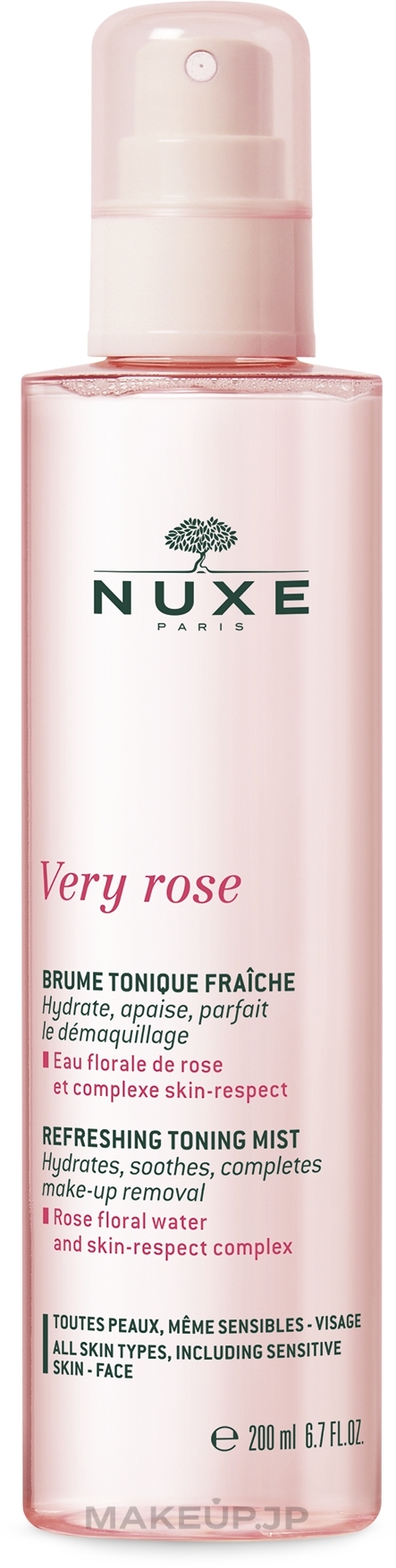 Refreshing & Toning Face Mist - Nuxe Very Rose Refreshing Toning Mist — photo 200 ml
