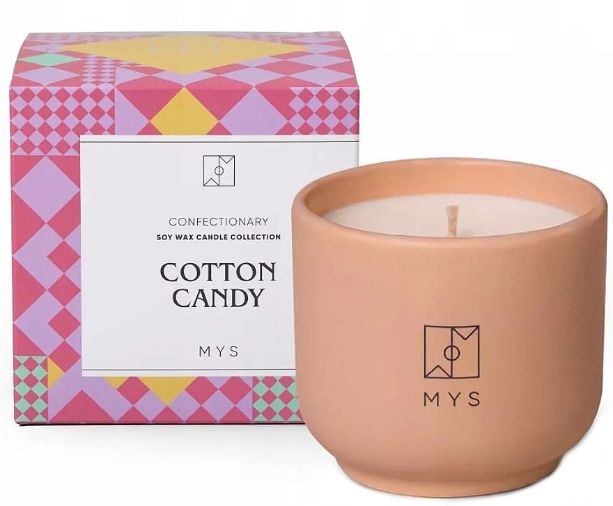 Soy Candle "Cotton Candy" - Mys Cotton Candy Candle — photo N1