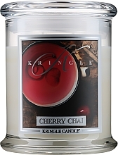 Fragrances, Perfumes, Cosmetics Scented Candle in Glass - Kringle Candle Cherry Chai
