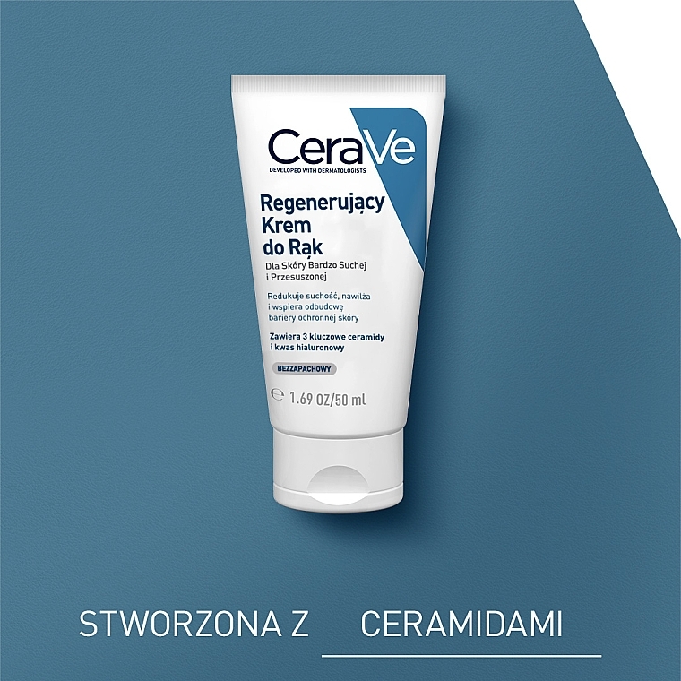 Moisturizing Cream for Dry and Very Dry Hand Skin - CeraVe Reparative Hand Cream — photo N8