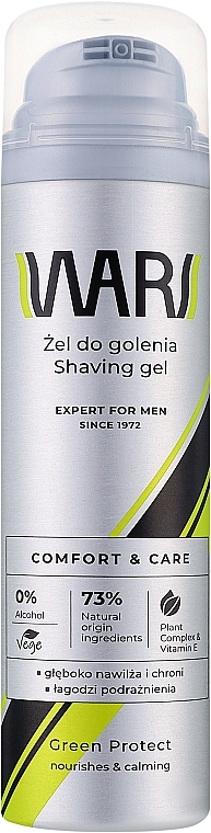 Vitamin E Shaving Gel - Wars Expert For Men — photo N1