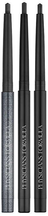 Waterproof Gel Eyeliner Set with 3 Finish - Physicians Formula Eye Booster Gel Eyeliner Trio Black (eyeliner/3*0.37g) — photo N1