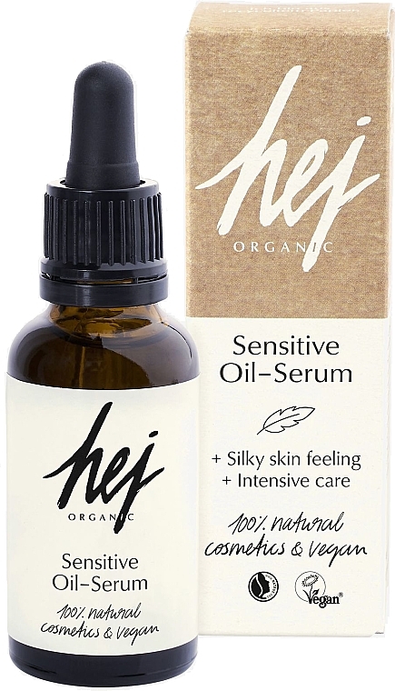 Facial Oil-Serum - Hej Organic Sensitive Oil Serum — photo N2