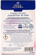 Scented Sachet "Rose & Lotus Flower" - Felce Azzurra Sachets Rose and Flowers Of Lotus — photo N2