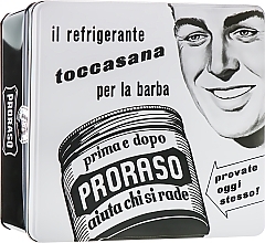 Set - Proraso Classic Shaving Metal White "Toccasana" (pre/cr/100ml + sh/cr/150ml + ash/cr/100ml) — photo N1