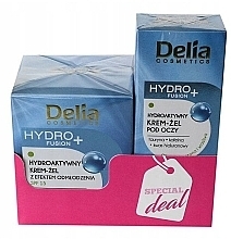 Fragrances, Perfumes, Cosmetics Set - Delia Hydro Fusion+ (cream/50ml + eye/cr/15ml)