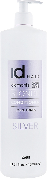 Bleached & Blonde Hair Conditioner - idHair Elements XCLS Blonde Silver Conditioner — photo N5