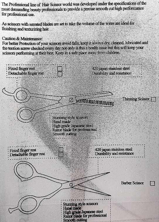 Hair Cutting Scissors, 1022 - Zauber 5.5 — photo N2