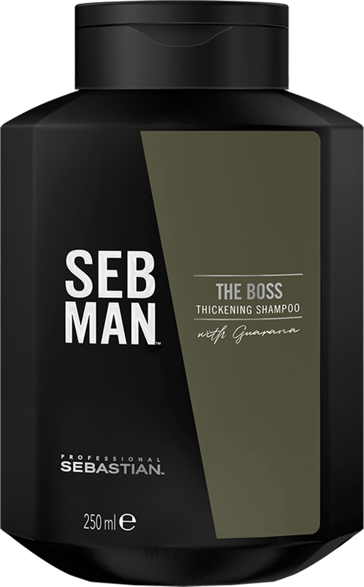 Volume Shampoo for Thin Hair - Sebastian Professional Seb Man The Boss Thickening Shampoo — photo 250 ml