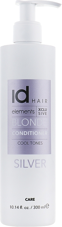 Bleached & Blonde Hair Conditioner - idHair Elements XCLS Blonde Silver Conditioner — photo N3