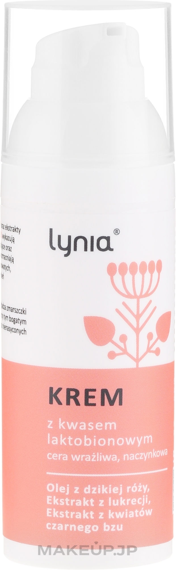 Face Cream with Lactobionic Acid - Lynia Cream — photo 50 ml