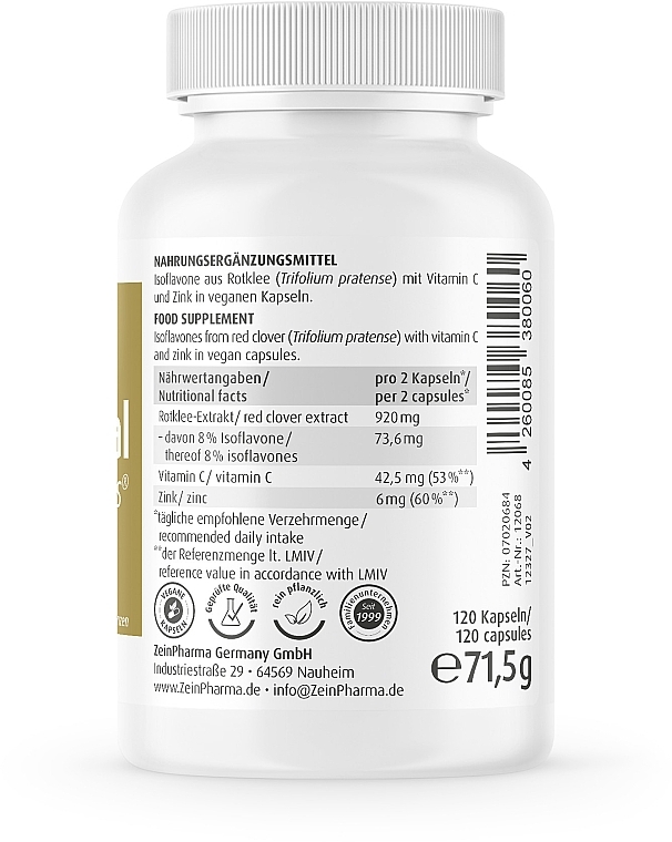 Menovital Plus Dietary Supplement, 460 mg - ZeinPharma MenoVital Plus Capsules — photo N4