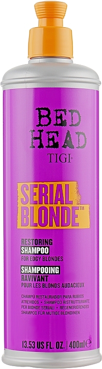 Blonde Hair Shampoo - Tigi Bed Head Serial Blonde Shampoo — photo N1