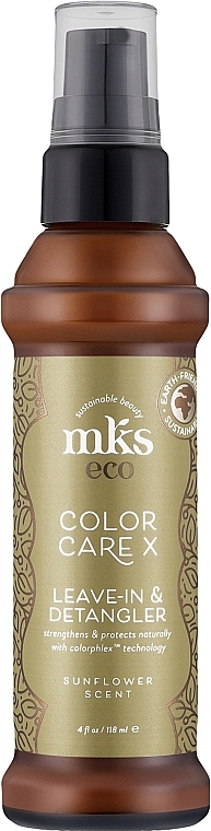 Colored Hair Spray - MKS Eco Color Care Leave-in Detangler Sunflower Scent — photo N1