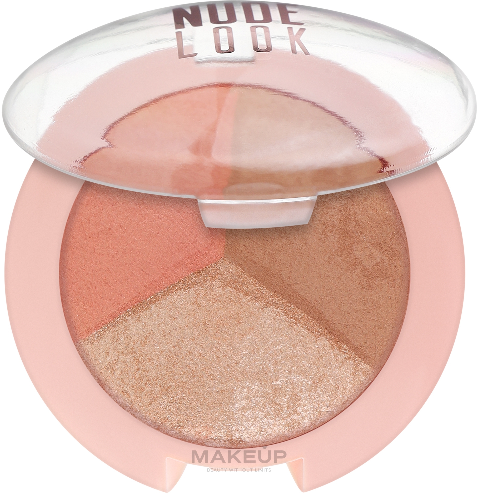 Face Powder 3 in 1 - Golden Rose Nude Look — photo 9.5 g