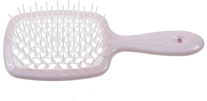Hairbrush, pink-white - Janeke Superbrush — photo N2