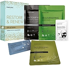 Set, 5 pcs - BeautyPro SPA At Home Restore & Renew Set — photo N2