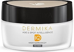 Fragrances, Perfumes, Cosmetics Regenerating Night Cream - Dermika Age & Spot Intelligence Repair Night Cream