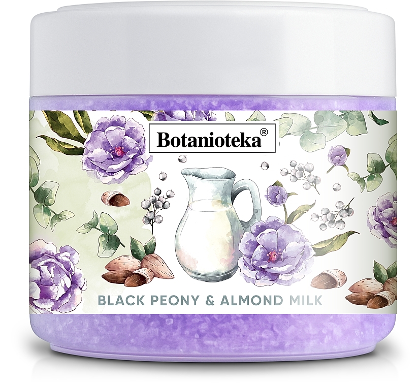 Bath Sea Salt "Peony & Almond Milk" - Botanioteka Peony & Almond Milk Bath Salt — photo N2